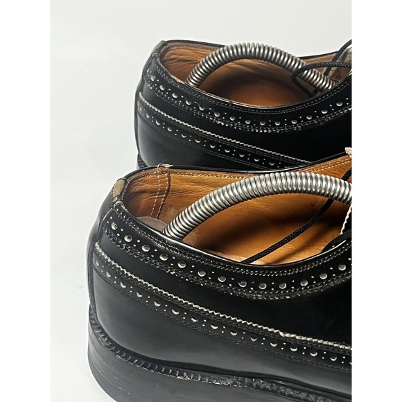 Royal Tweed 7904B Cheaney Church's Black Derby Wingtip Lace Up Men’s Sz 10.5 D - Picture 4 of 15